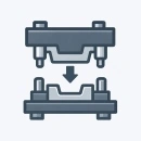Mold fitting and assembly icon